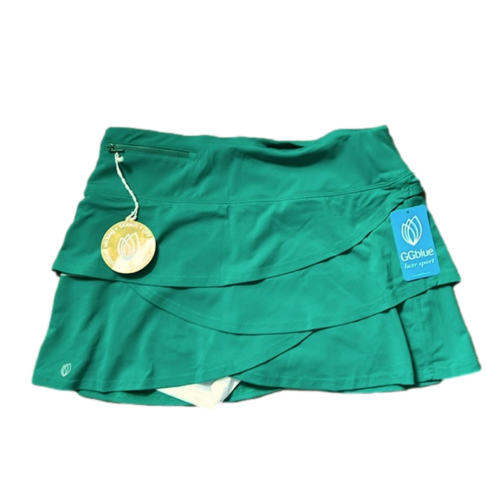 GGBLUE Sz 6 Women’s Luxe UPF 50 /antimicrobial  Yaya Skort Green NWT